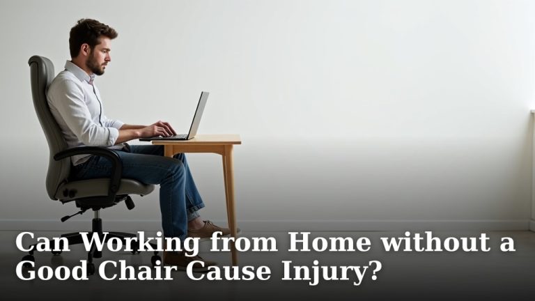Can Working from Home without a Good Chair Cause Injury?