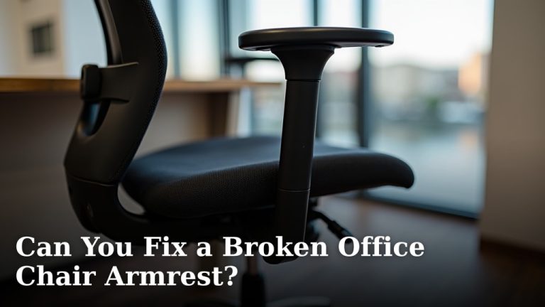 Can You Fix a Broken Office Chair Armrest?