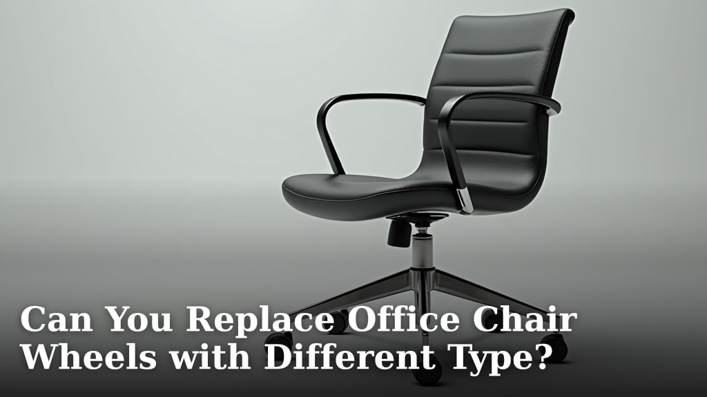 Can You Replace Office Chair Wheels with Different Type?