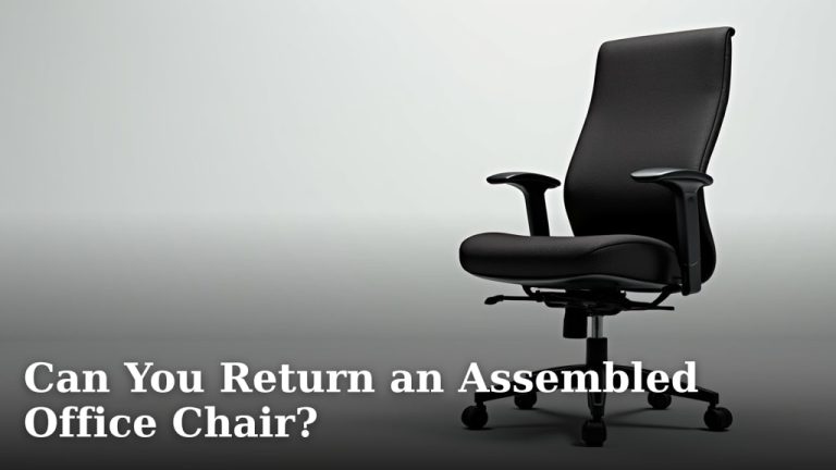 Can You Return an Assembled Office Chair?