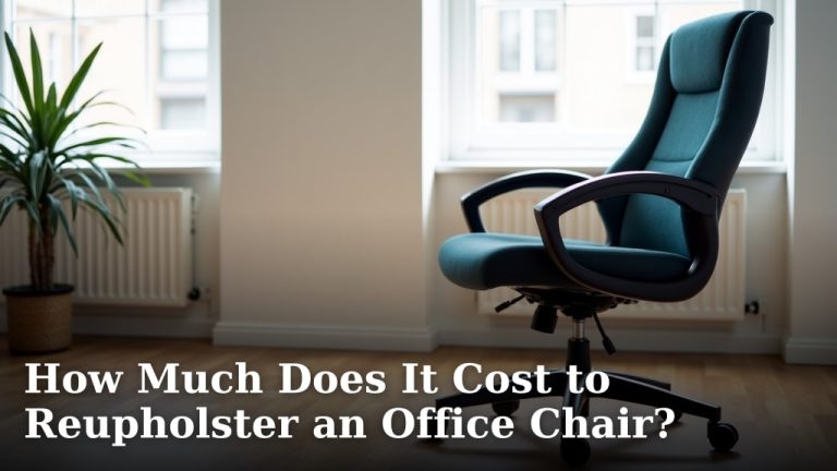 How Much Does It Cost to Reupholster an Office Chair?