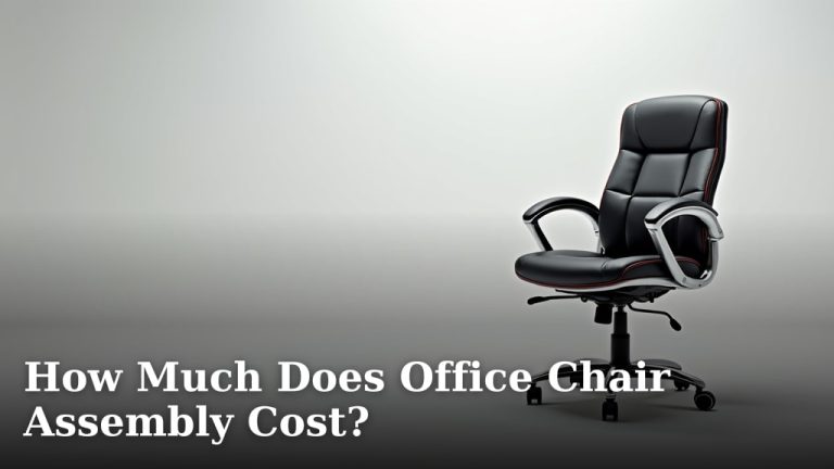 How Much Does Office Chair Assembly Cost?