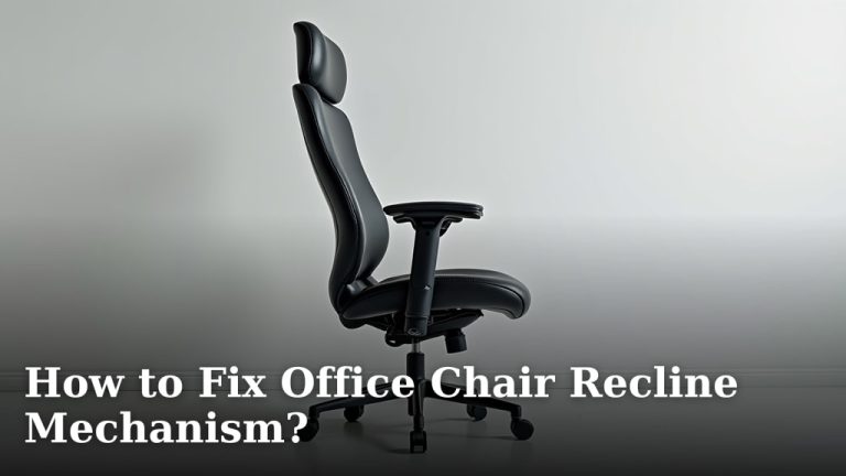 How to Fix Office Chair Recline Mechanism?