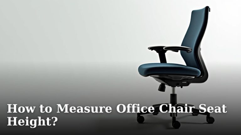 How to Measure Office Chair Seat Height?