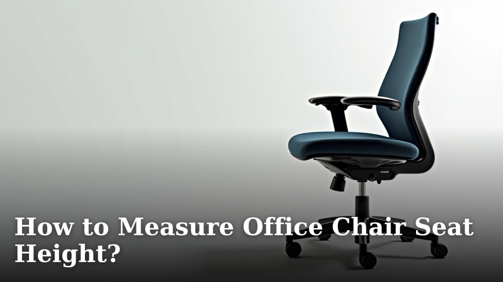 How to Measure Office Chair Seat Height?