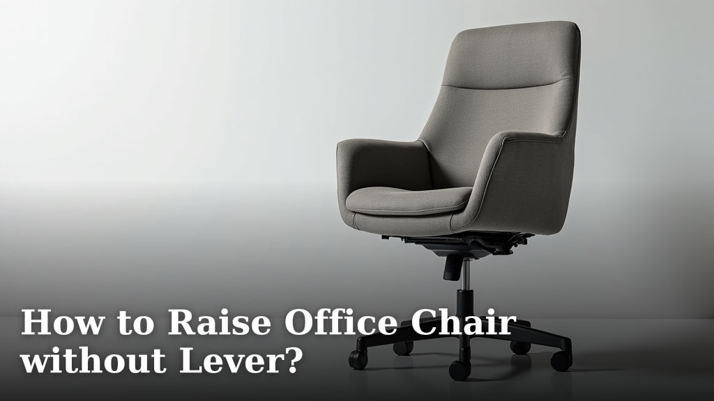 How to Raise Office Chair without Lever?