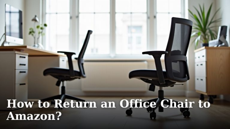How to Return an Office Chair to Amazon?
