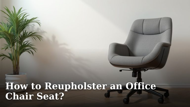 How to Reupholster an Office Chair Seat?