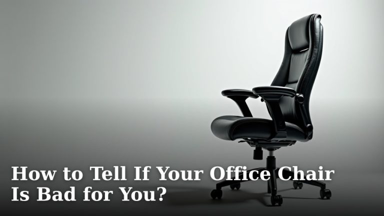 How to Tell If Your Office Chair Is Bad for You?