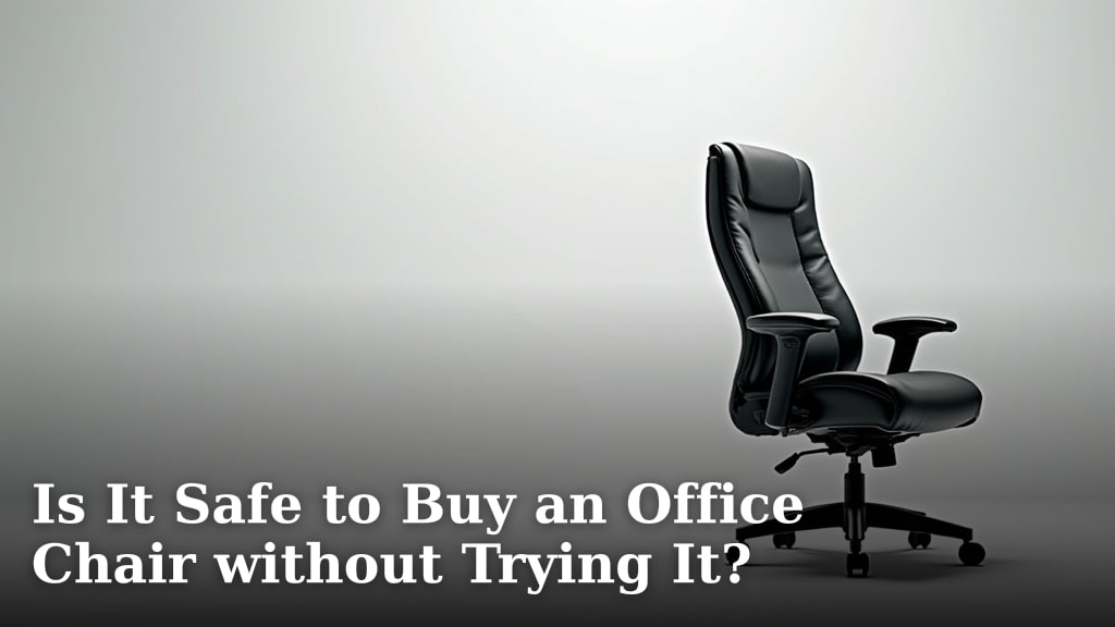 Is It Safe to Buy an Office Chair without Trying It?