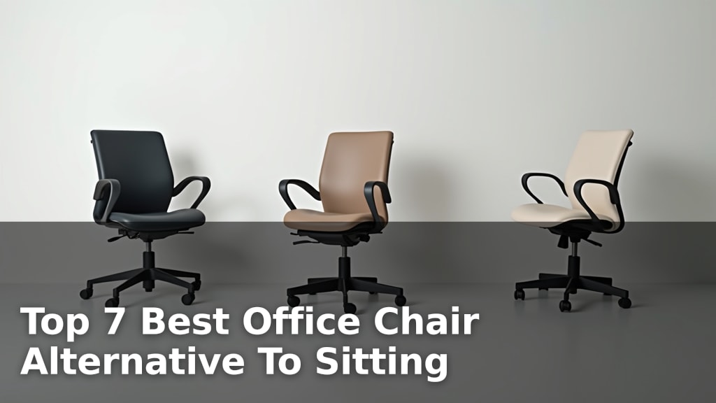 Top 7 Best Office Chair Alternative To Sitting