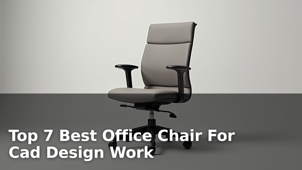Top 7 Best Office Chair For Cad Design Work
