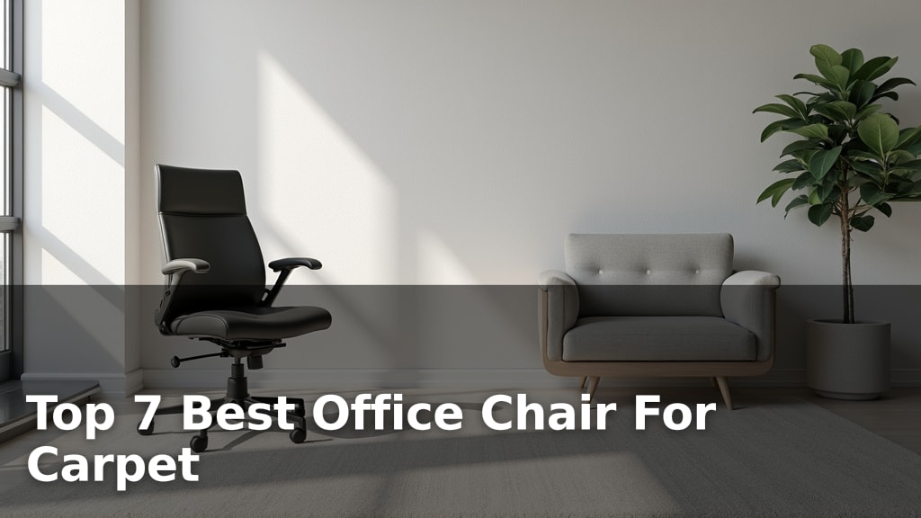 Top 7 Best Office Chair For Carpet