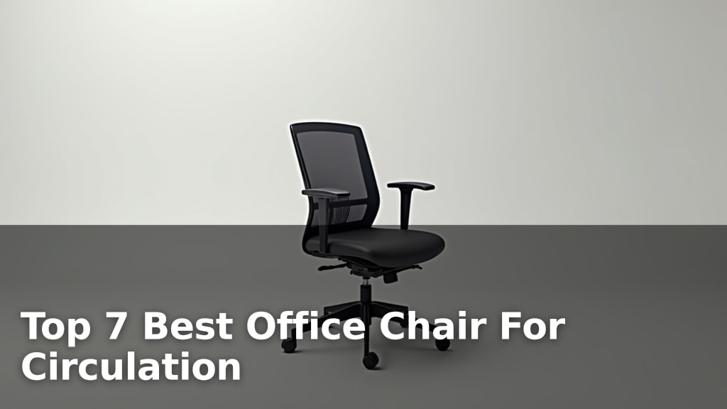 Top 7 Best Office Chair For Circulation