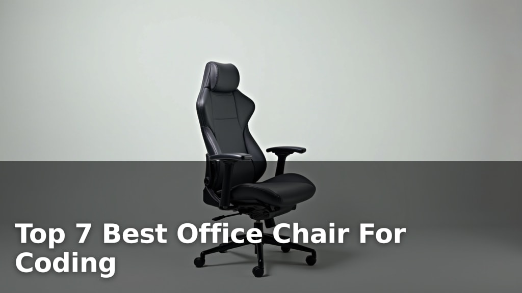 Top 7 Best Office Chair For Coding
