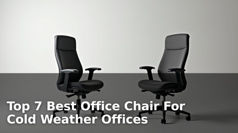 Top 7 Best Office Chair For Cold Weather Offices