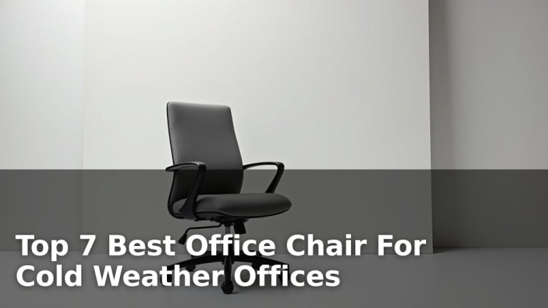 Top 7 Best Office Chair For Cold Weather Offices