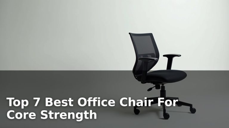 Top 7 Best Office Chair For Core Strength