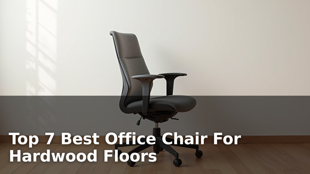 Top 7 Best Office Chair For Hardwood Floors