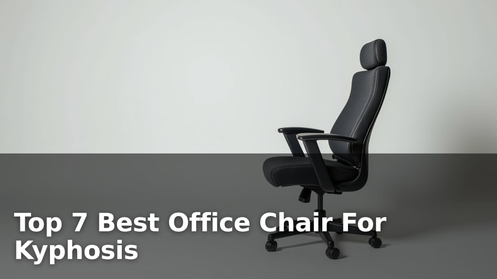Top 7 Best Office Chair For Kyphosis