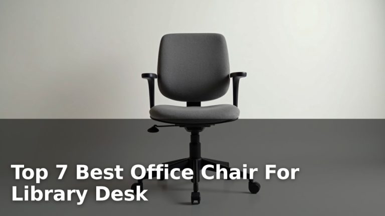 Top 7 Best Office Chair For Library Desk