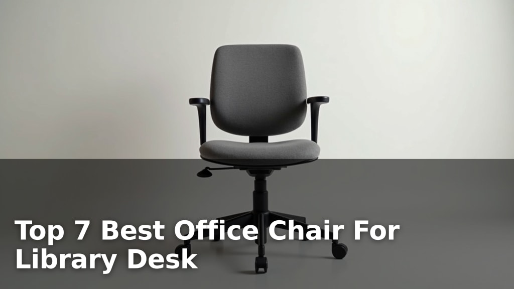 Top 7 Best Office Chair For Library Desk