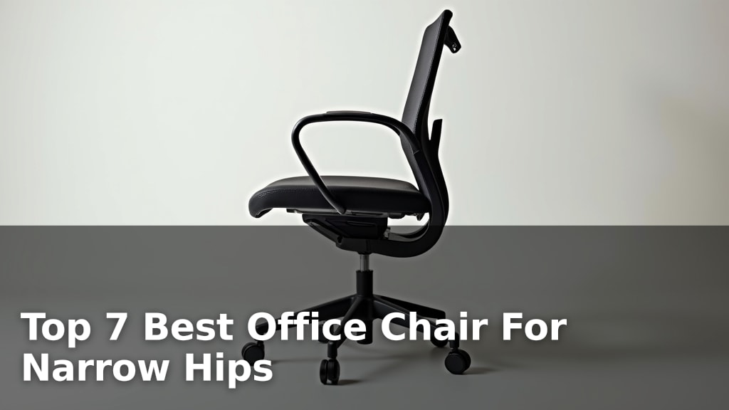 Top 7 Best Office Chair For Narrow Hips