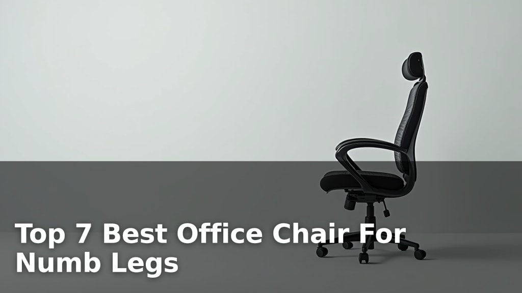 Top 7 Best Office Chair For Numb Legs
