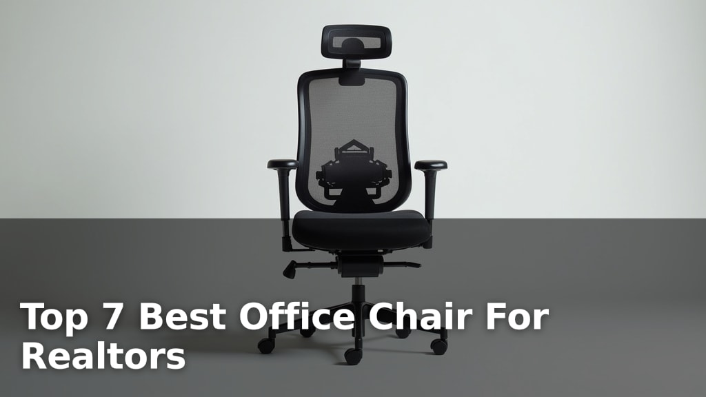Top 7 Best Office Chair For Realtors