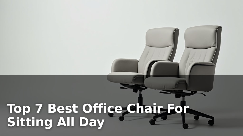 Top 7 Best Office Chair For Sitting All Day