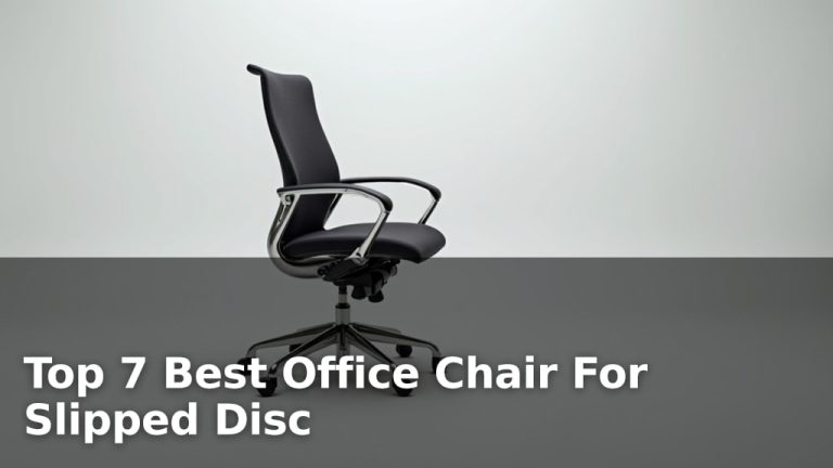 Top 7 Best Office Chair For Slipped Disc
