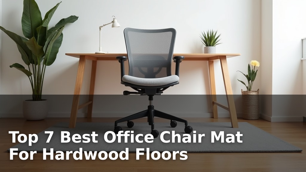 Top 7 Best Office Chair Mat For Hardwood Floors