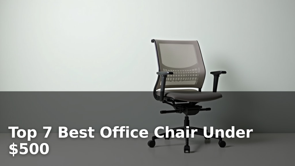 Top 7 Best Office Chair Under $500
