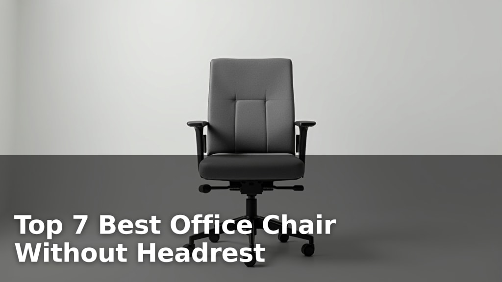 Top 7 Best Office Chair Without Headrest