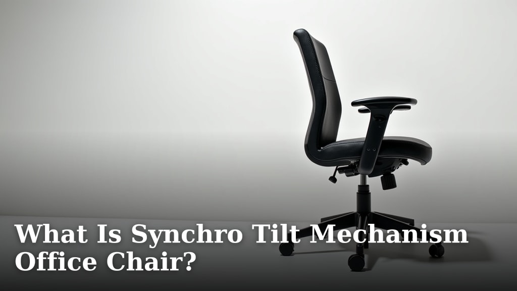 What Is Synchro Tilt Mechanism Office Chair?