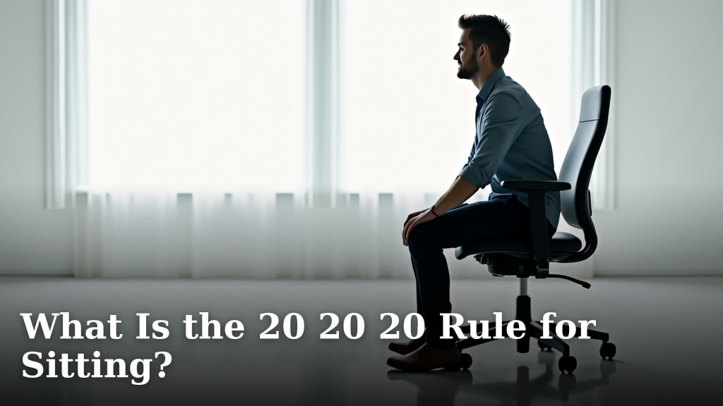 What Is the 20 20 20 Rule for Sitting?