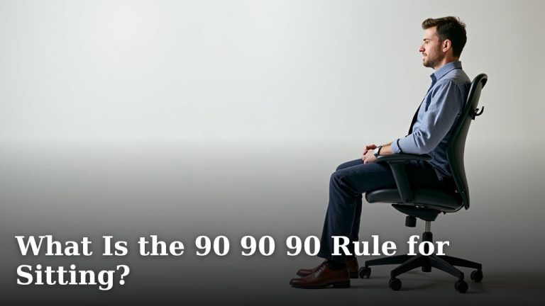 What Is the 90 90 90 Rule for Sitting?