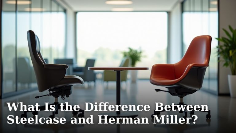 What Is the Difference Between Steelcase and Herman Miller?