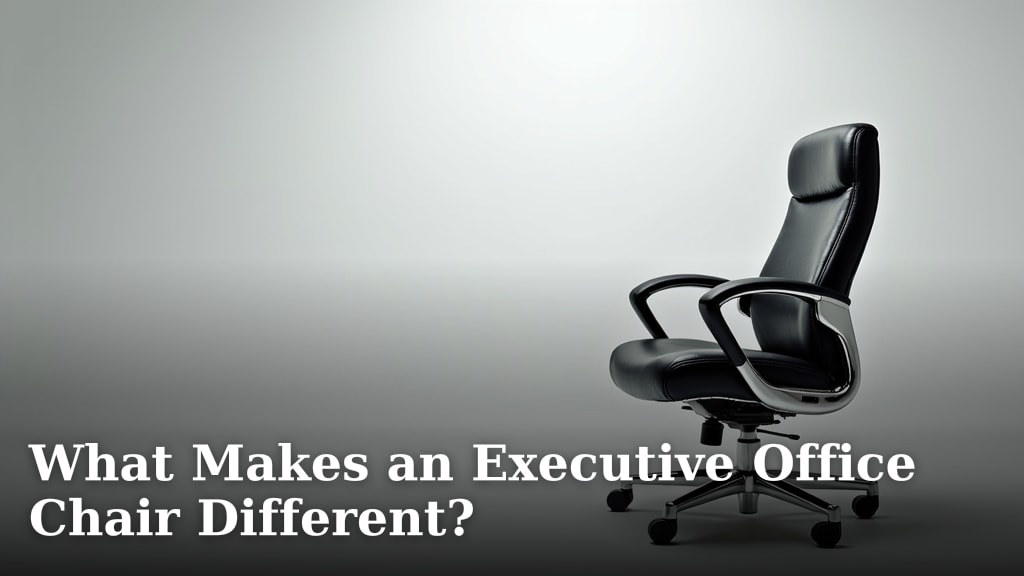 What Makes an Executive Office Chair Different?