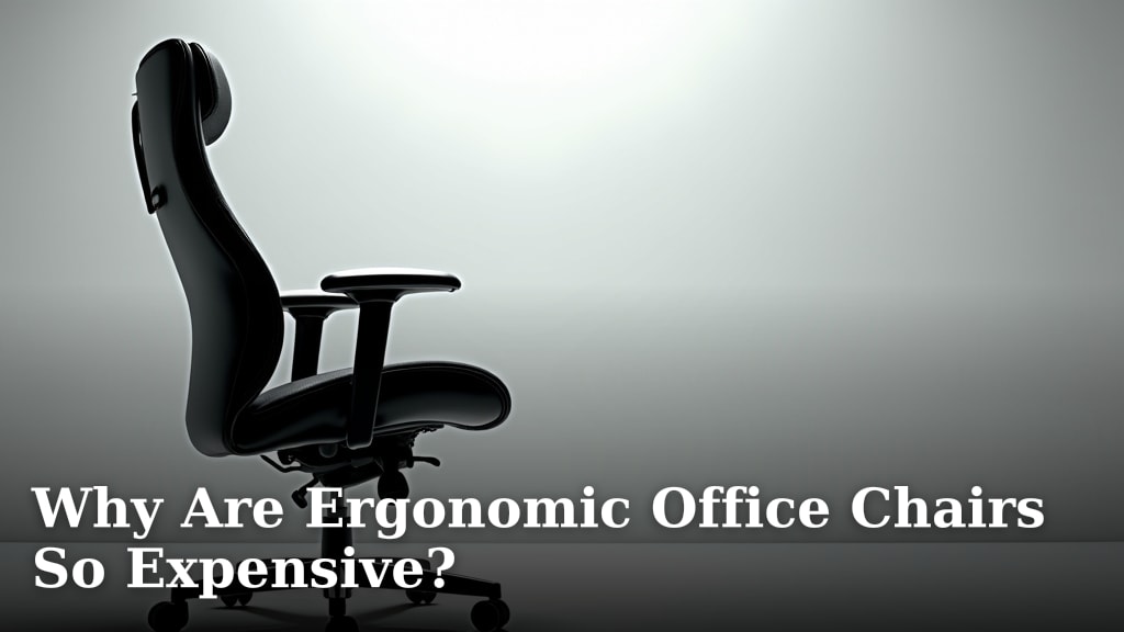 Why Are Ergonomic Office Chairs So Expensive?