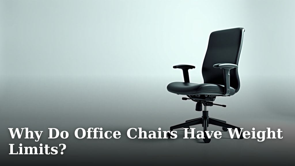 Why Do Office Chairs Have Weight Limits?
