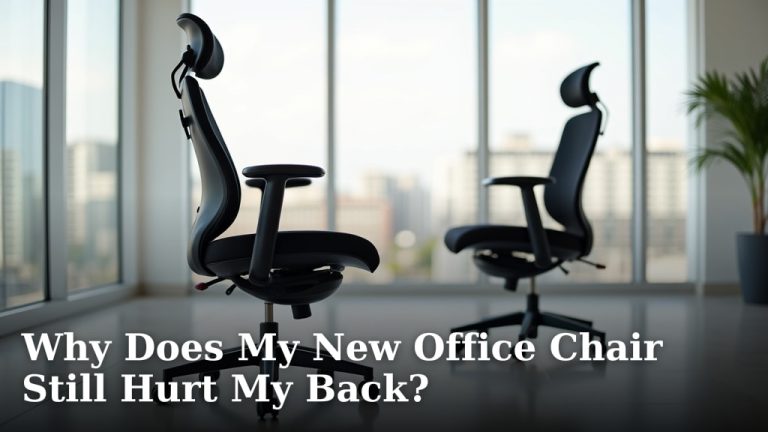 Why Does My New Office Chair Still Hurt My Back?