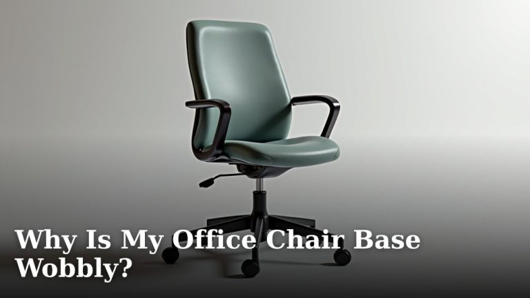 Why Is My Office Chair Base Wobbly?