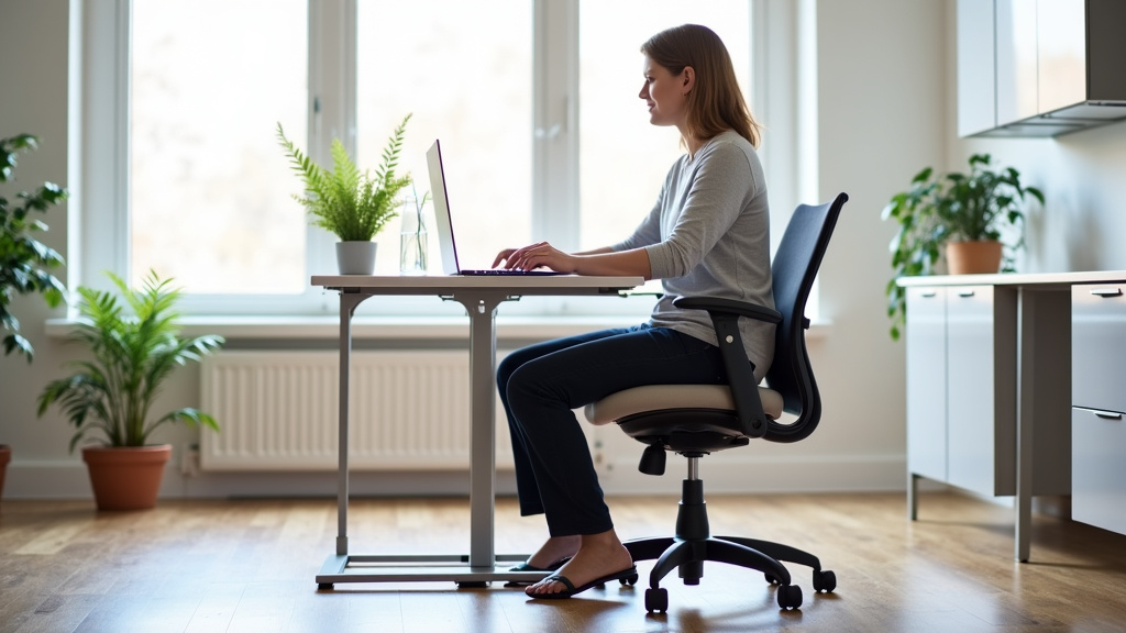 Making a Standard Office Chair Work for Shorter Individuals