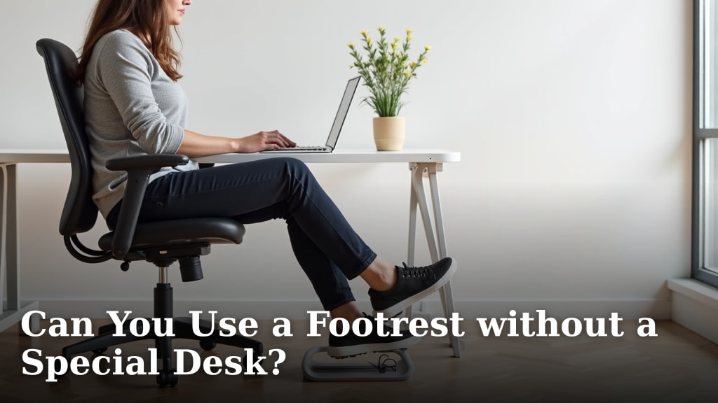 Can You Use a Footrest without a Special Desk?