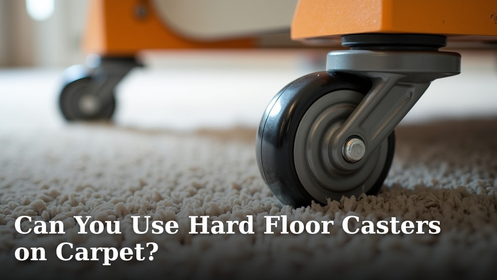 Can You Use Hard Floor Casters on Carpet?
