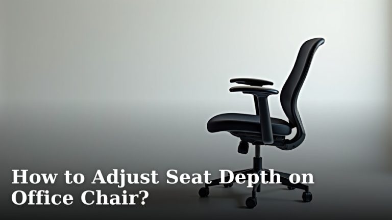 How to Adjust Seat Depth on Office Chair?