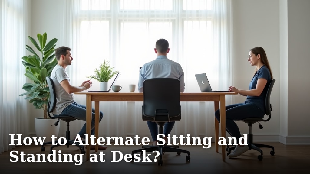 How to Alternate Sitting and Standing at Desk?