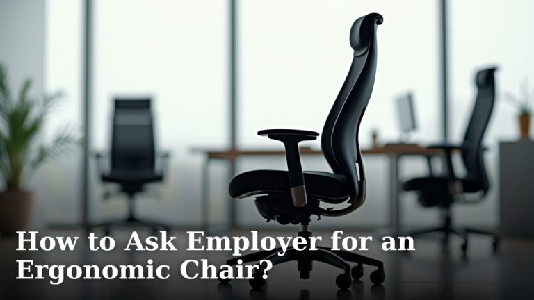 How to Ask Employer for an Ergonomic Chair?