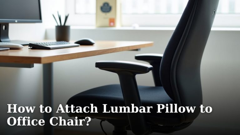 How to Attach Lumbar Pillow to Office Chair?